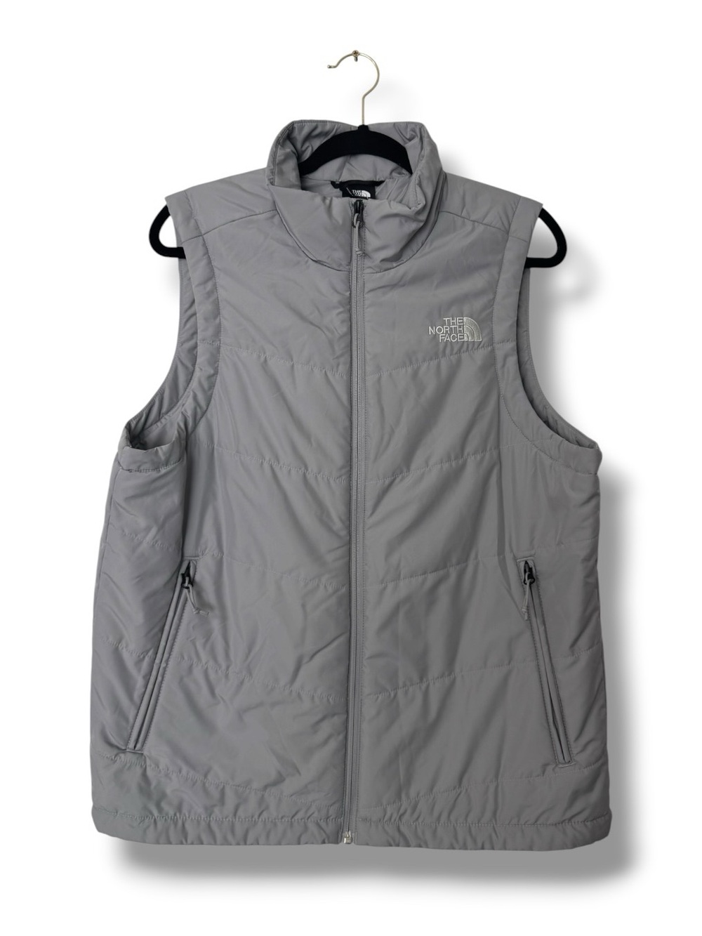 The North Face Junction Insulated Vest Men’s M Grey Full Zip Outdoor Puffer